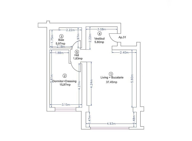Pipera, Ivory Residence, 2 camere, rond OMV, parcare, tva zero